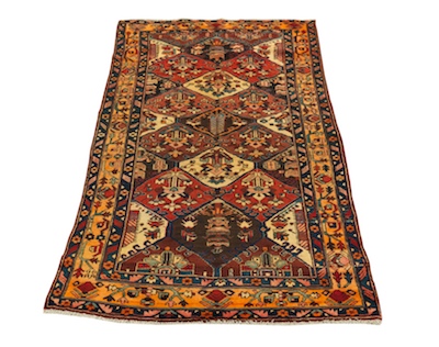 A Baktiari Rug Overal geometric