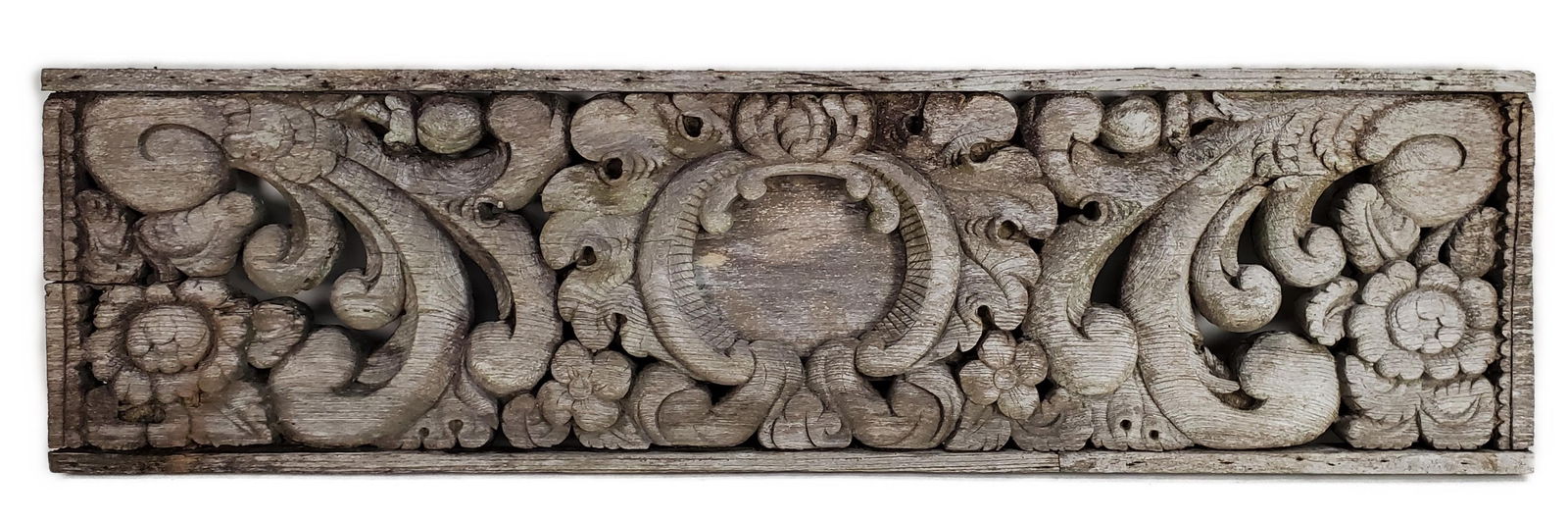 A BALINESE CARVED WOOD
