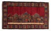 A Balouch Carpet Red blue and