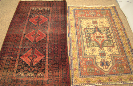 A BALOUCHI AND A PRAYER RUG the