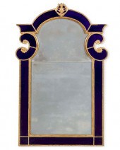 A BALTIC NEOCLASSICAL BLUE GLA