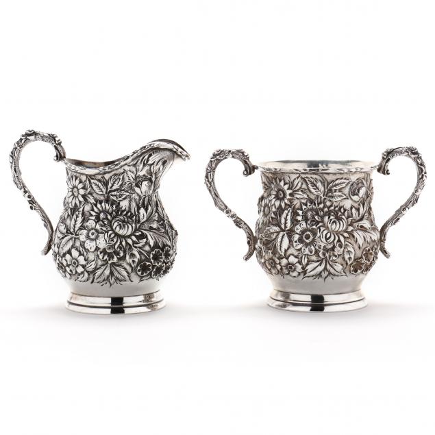 A BALTIMORE REPOUSSE STERLING