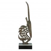 A BAMANA CHIWARA ANTELOPE HEAD