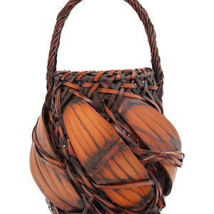 A Bamboo Flower Arranging Basket