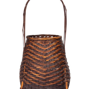 A Bamboo Flowering Arranging Basket