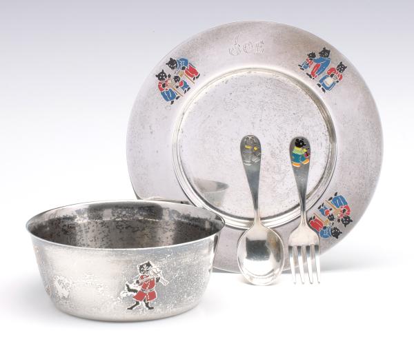A BARBOUR SILVER ENAMELED