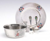 A BARBOUR SILVER ENAMELED STER
