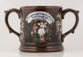A Bargeware two-handled brown