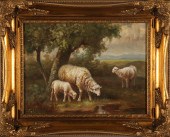 A. BARLEY "SHEEP GRAZING" OIL
