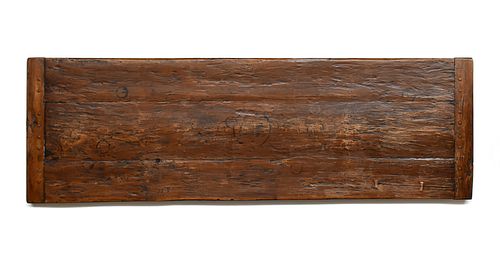A BAROQUE REFECTORY STYLE OAK