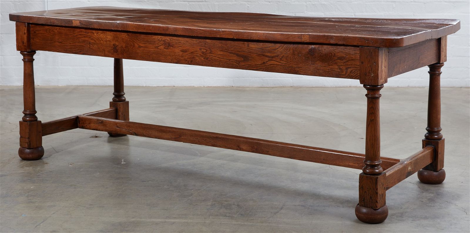 A BAROQUE STYLE ELM AND OAK