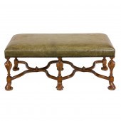 A BAROQUE STYLE FULL GRAIN LEA