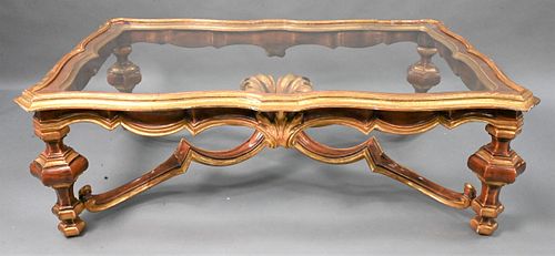 A BAROQUE STYLE GRAIN-PAINTED AND