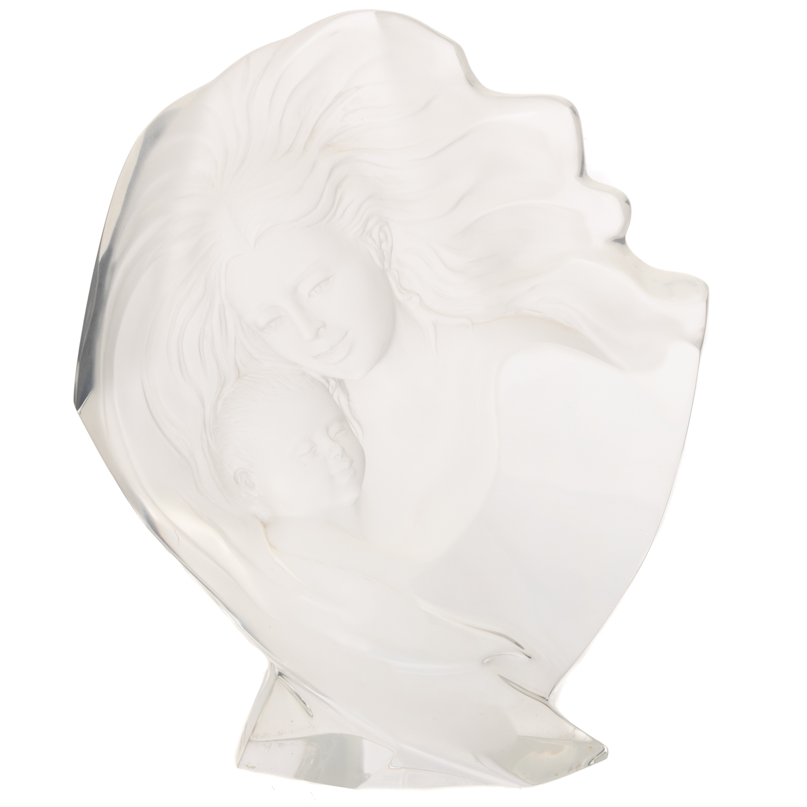 A. BASSO, MOTHER & CHILD ACRYLIC