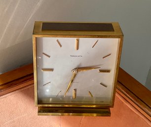 A battery operated square brass