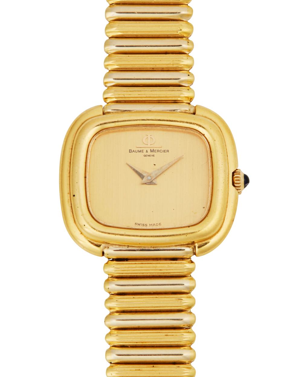 A BAUME & MERCIER LADY'S GOLD