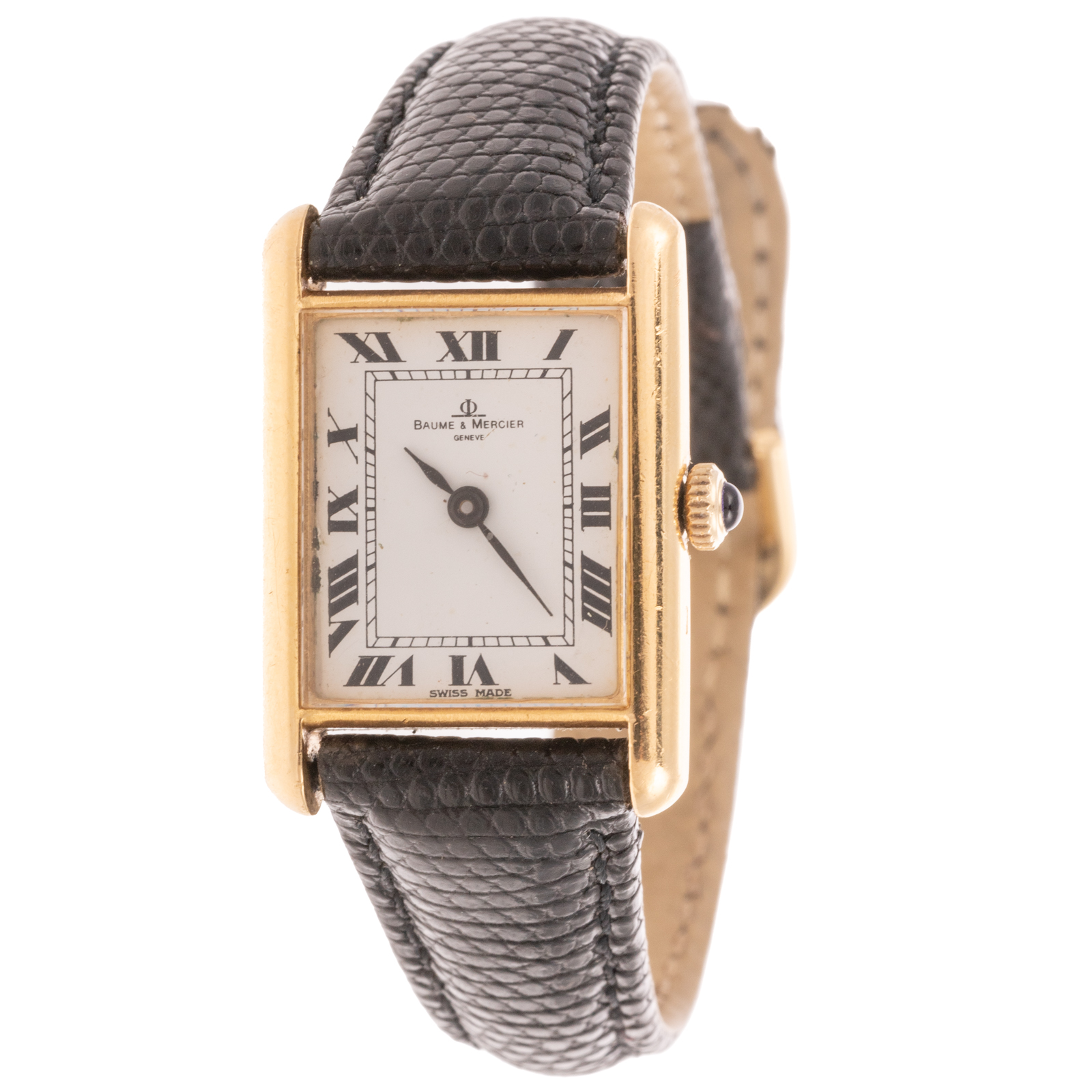 A BAUME & MERCIER TANK WRIST