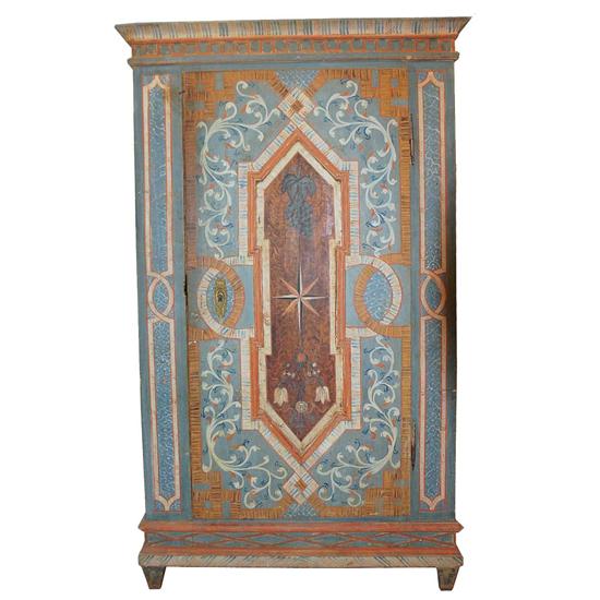 A Bavarian Folk Art Painted