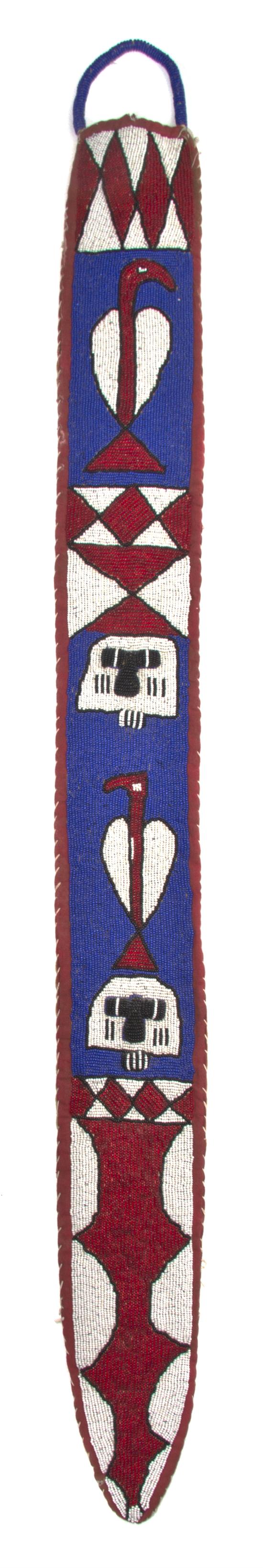A Beaded African Belt with