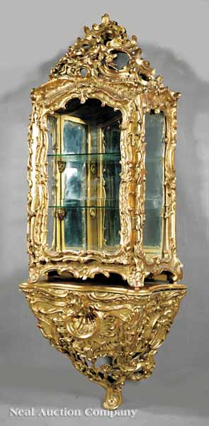 A Beaux Arts Carved and Giltwood