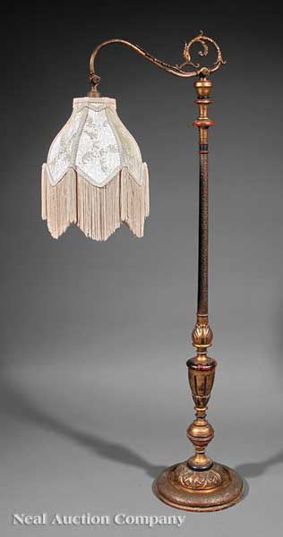 A Beaux Arts Carved and Polychromed