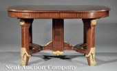 A Beaux Arts Mahogany Parquetr