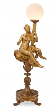 A BEAUX ARTS-STYLE FIGURAL TOR