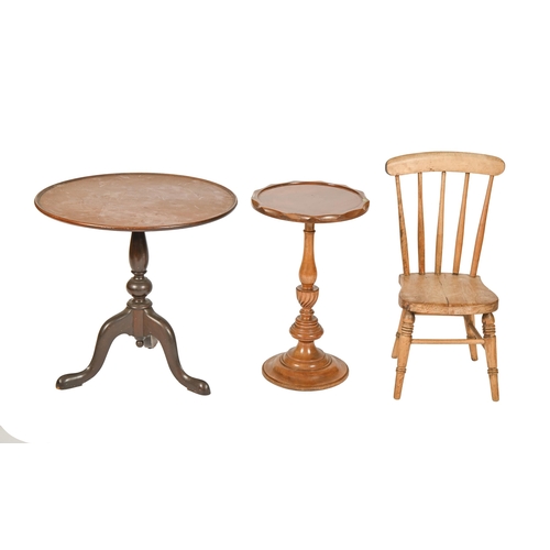 A beech miniature or child's chair,