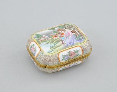 A Beijing Enamel "European Subject"