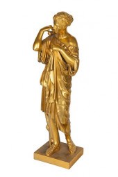 A BELGIAN ORMOLU SCULPTURE OF