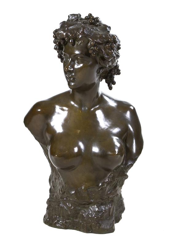 A Belgium Bronze Bust Jef