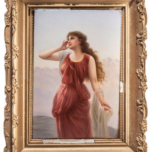 A Berlin (K.P.M.) Painted Porcelain