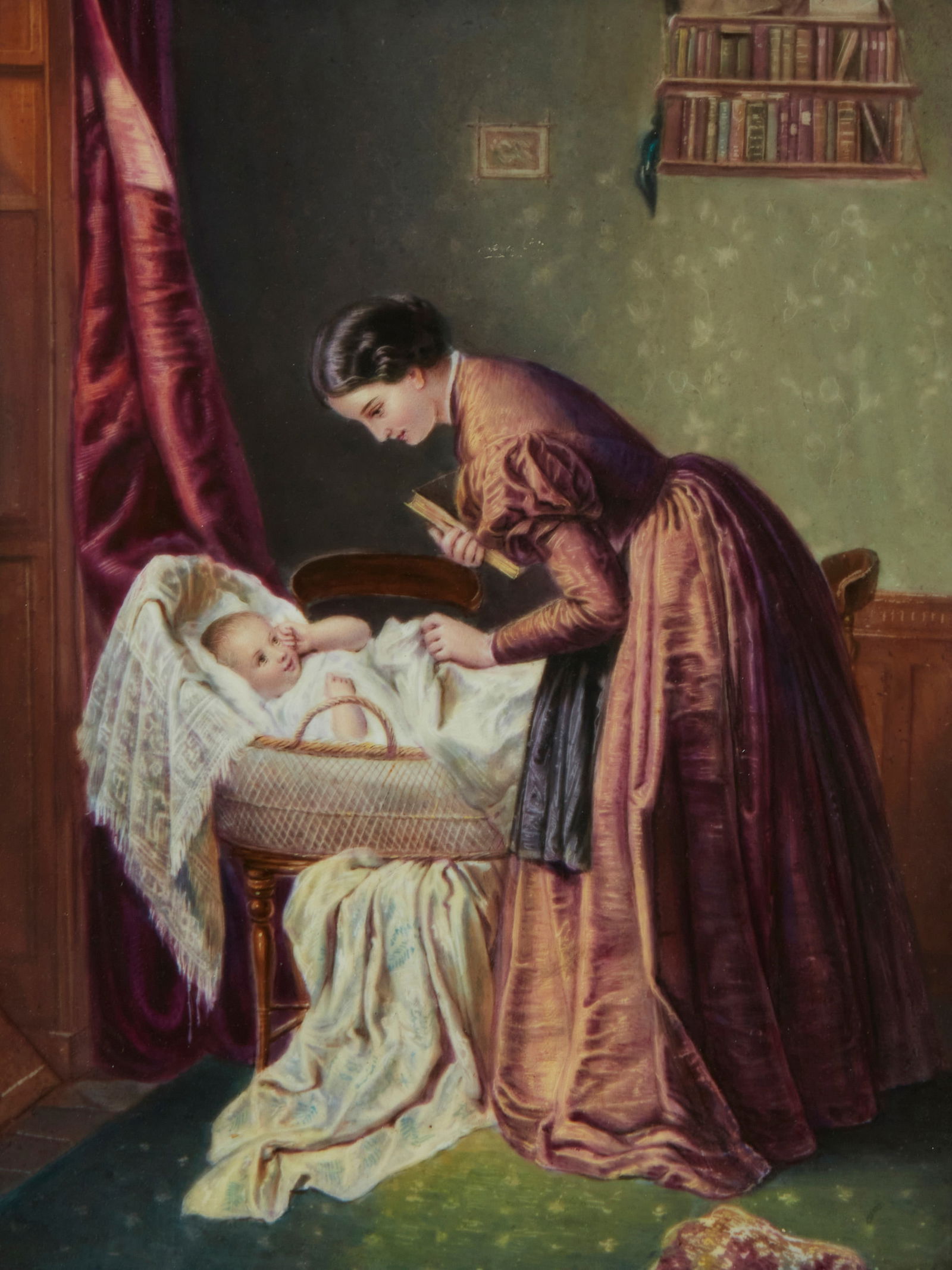 A BERLIN (KPM) PORCELAIN PLAQUE