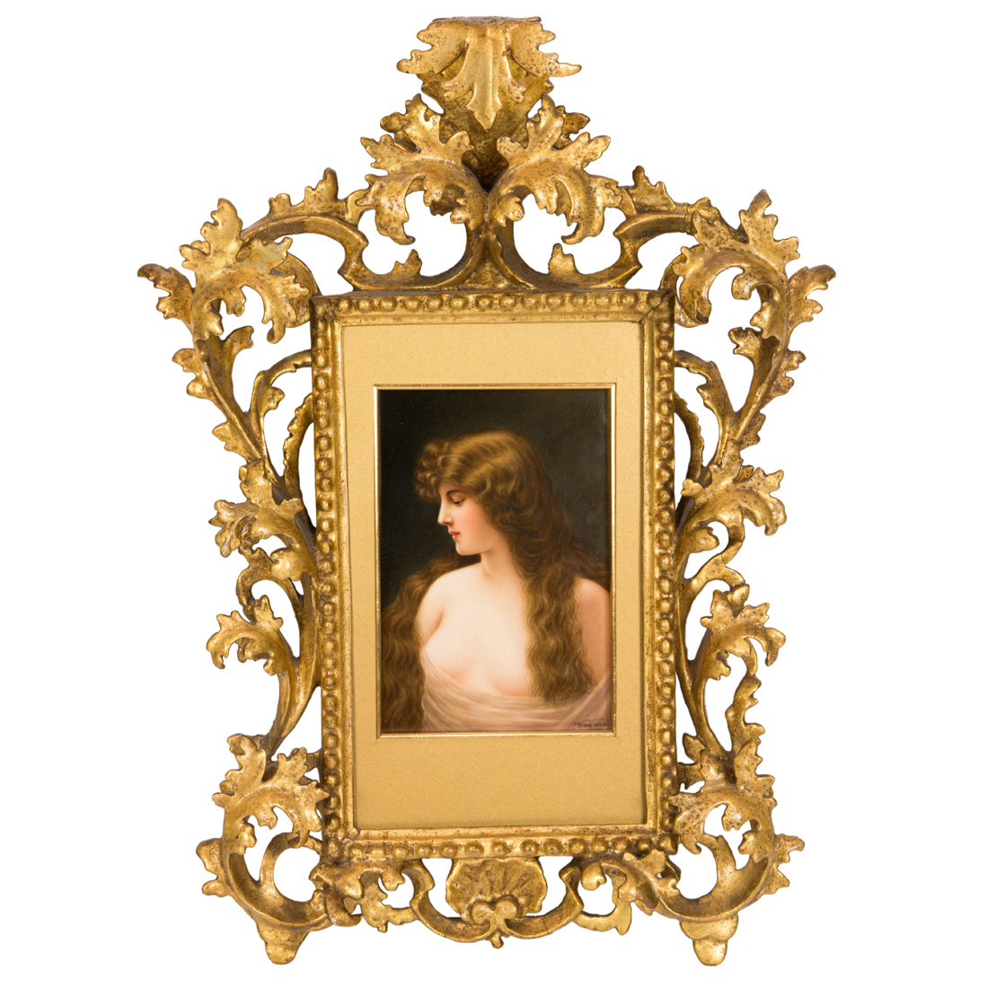 A BERLIN (KPM) PORCELAIN PLAQUE