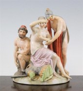A Berlin porcelain group of Vu