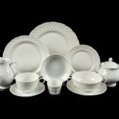 A Bernardaud Limoges Vannerie