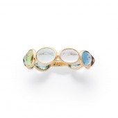 A BERYL AND EIGHTEEN KARAT GOL