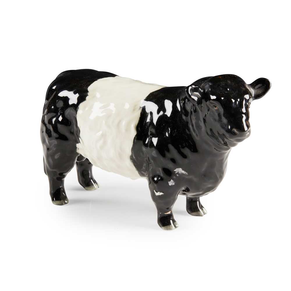 A BESWICK BELTED GALLOWAY BULL