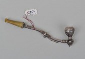 A BEZALEL SILVER PIPEwith horn