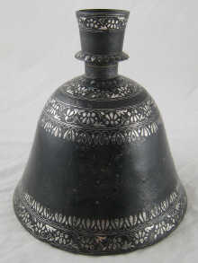 A Bidiri bell shaped hookah base