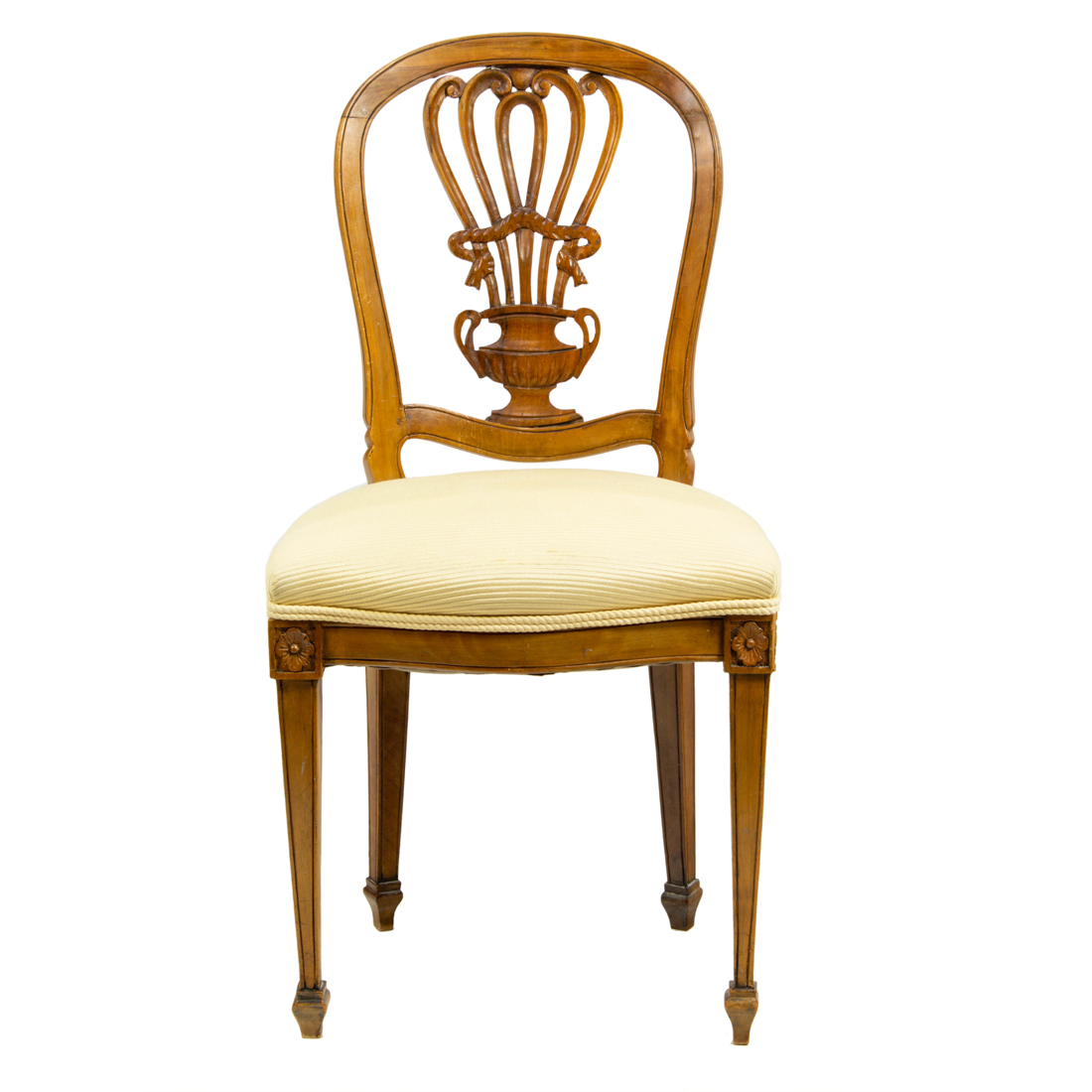 A BIEDERMEIER BACK SIDE CHAIR A
