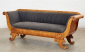 A BIEDERMEIER BIRCH SOFAA Bied