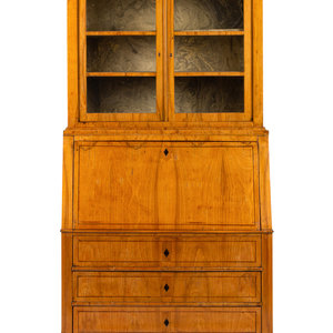 A Biedermeier Figured Walnut