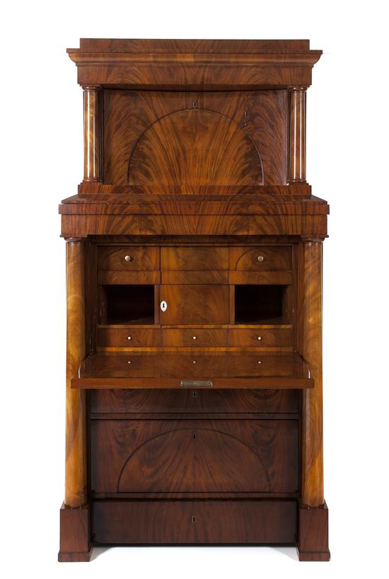 A Biedermeier Flame Mahogany