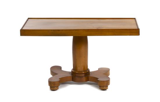 *A Biedermeier Low Table having a