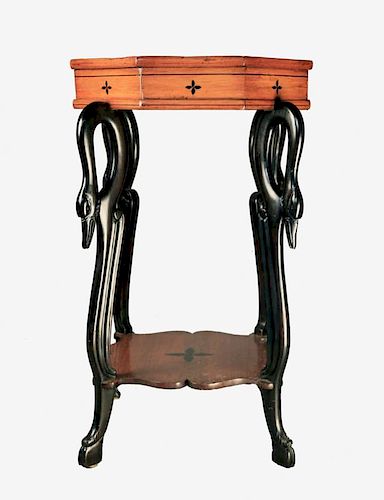 A BIEDERMEIER OCCASIONAL TABLE,