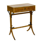 A BIEDERMEIER PARCEL EBONIZED