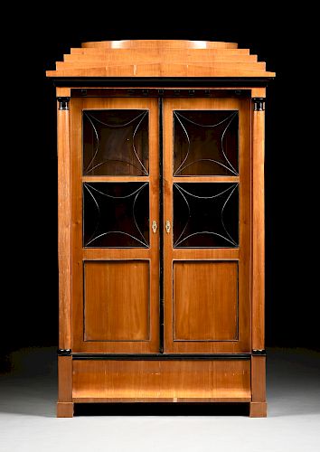 A BIEDERMEIER POLISHED AND EBONIZED
