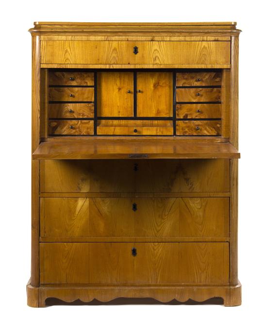 A Biedermeier Secretaire a Abattant