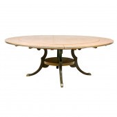 A BIEDERMEIER STYLE INLAID DIN